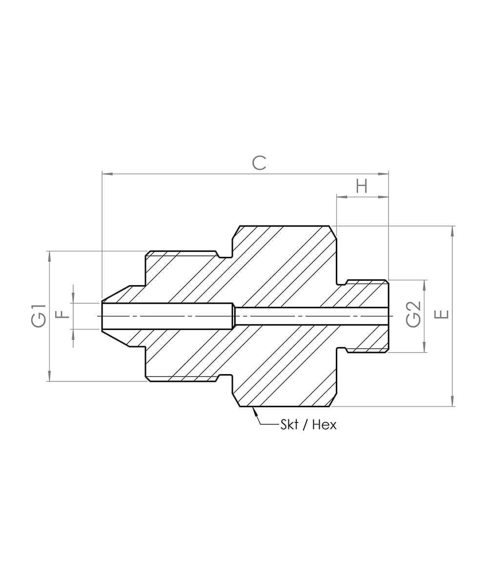 male-male: BSP thread M30x2a---G3_8a-NW6-1.000-bar